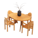 Solid Pine Dining Set by Rainer Daumiller for Hirtshals Savvaerk, Denmark