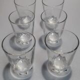 6 verres vintages