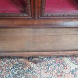 Louis XIII oak display case