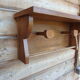Vintage Scandinavian wall coat rack