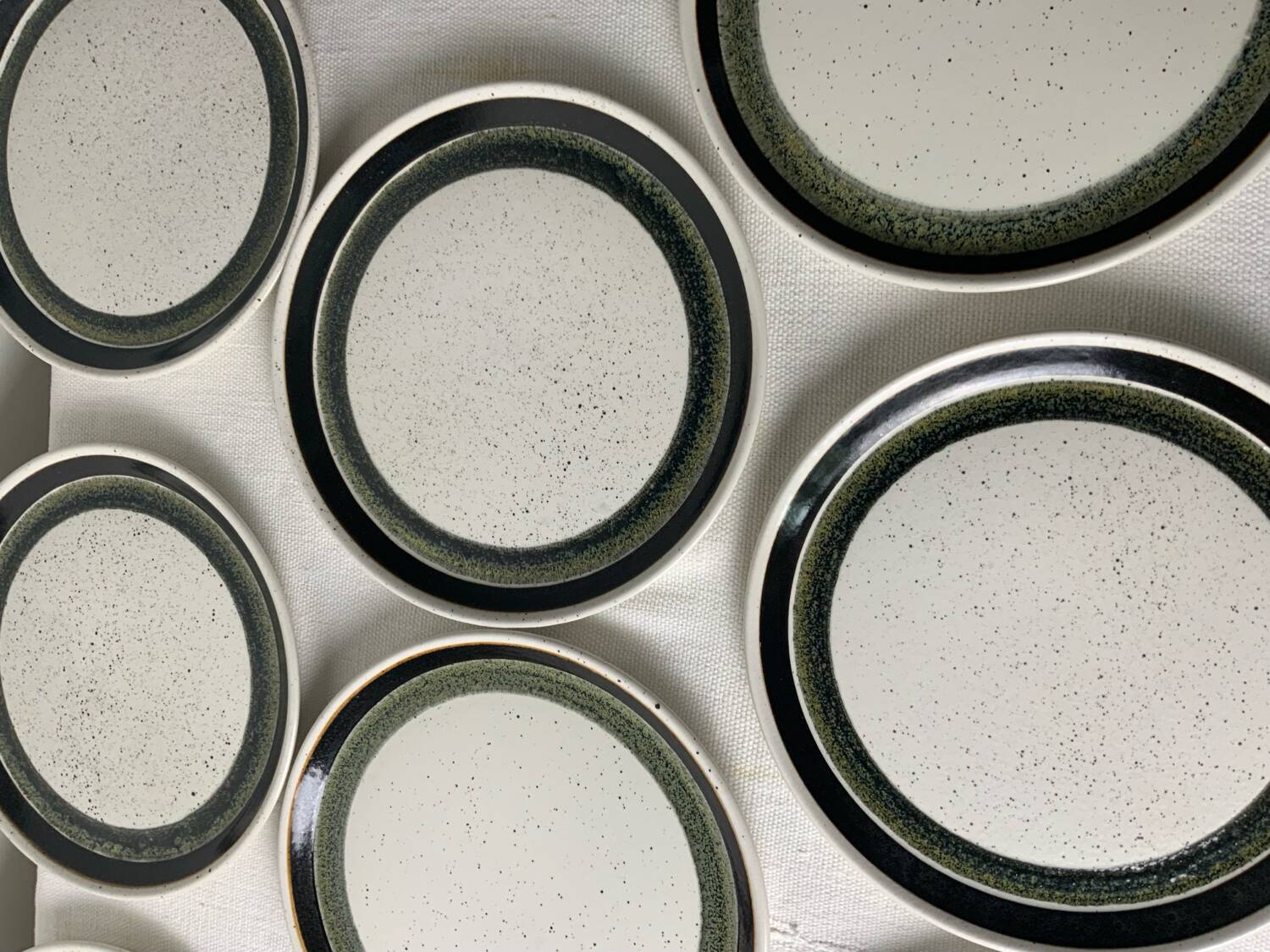 12 Vintage Dessert Plates