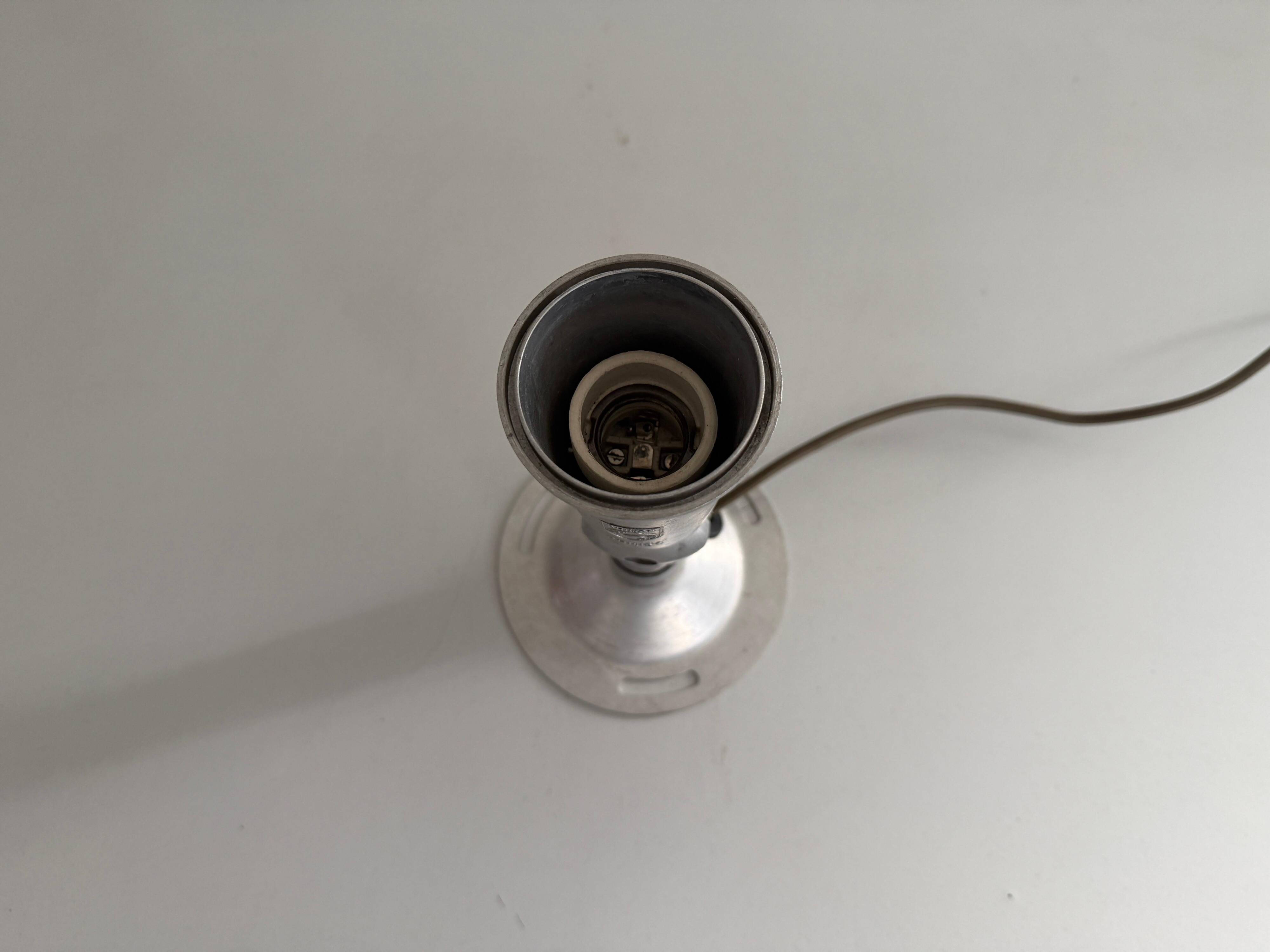 Adjustable head table lamp in aluminium by Philips, 1960s, Germany
