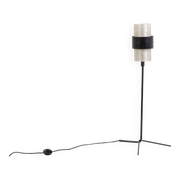 Tripod lamp in granite lucite and lacquered metal. 1950s.