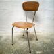 Vintage chrome and skai chair