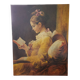 Old Table "The Reader" – Oil on Canvas – 18th Century Style