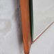 Mid-Century German teak wall mirror from FF Geschliffen , 1960s
