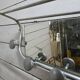 1960s aluminum coat rack