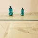 Glass and plexiglass coffee table 1970