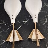 Brass sconces