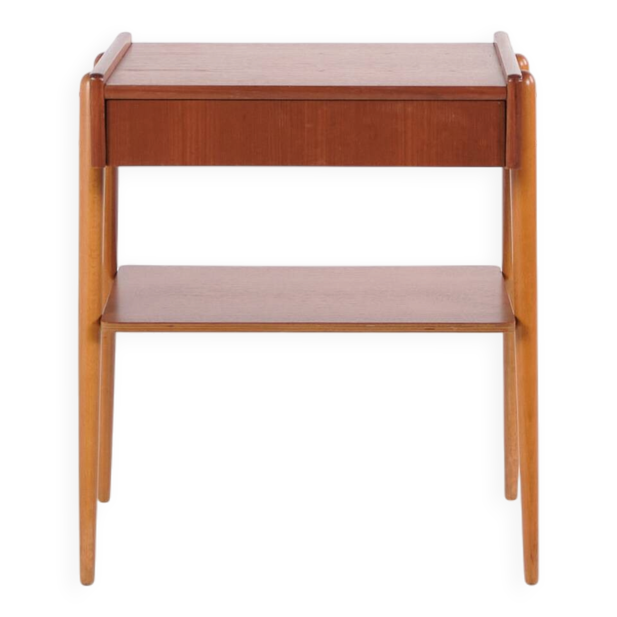 Side/bedside table - Teak - AB Carlström & Co furniture factory - Sweden - 1950s