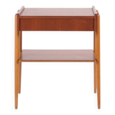 Side/bedside table - Teak - AB Carlström & Co furniture factory - Sweden - 1950s