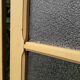 Pair of antique translucent glass sliding doors