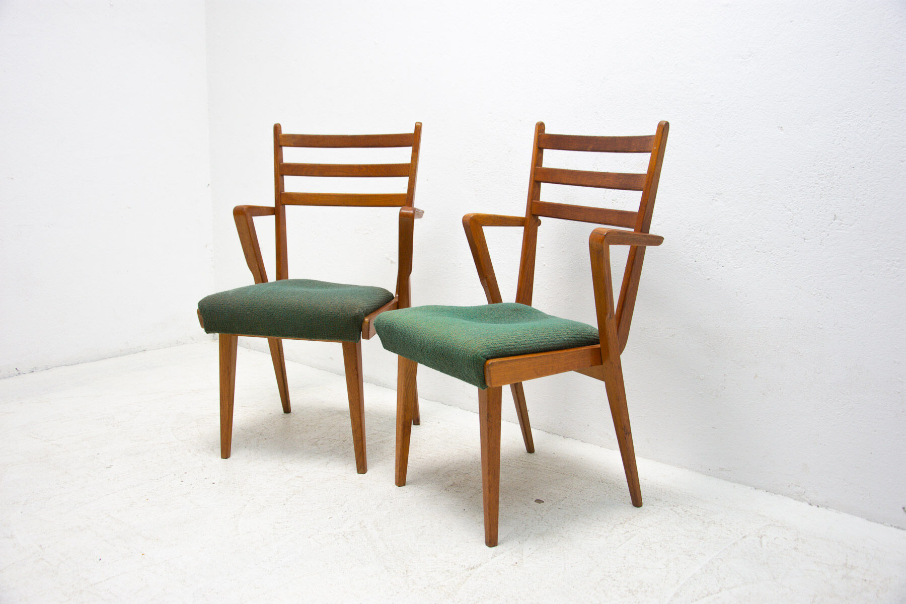 Midcentury bentwood office chairs, Czechoslovakia,1960´s, set of 2