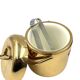 Hollywood regency gold Ice Bucket, Lira Italy ca. 1980s