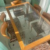 Table and 8 chairs Roche Bobois