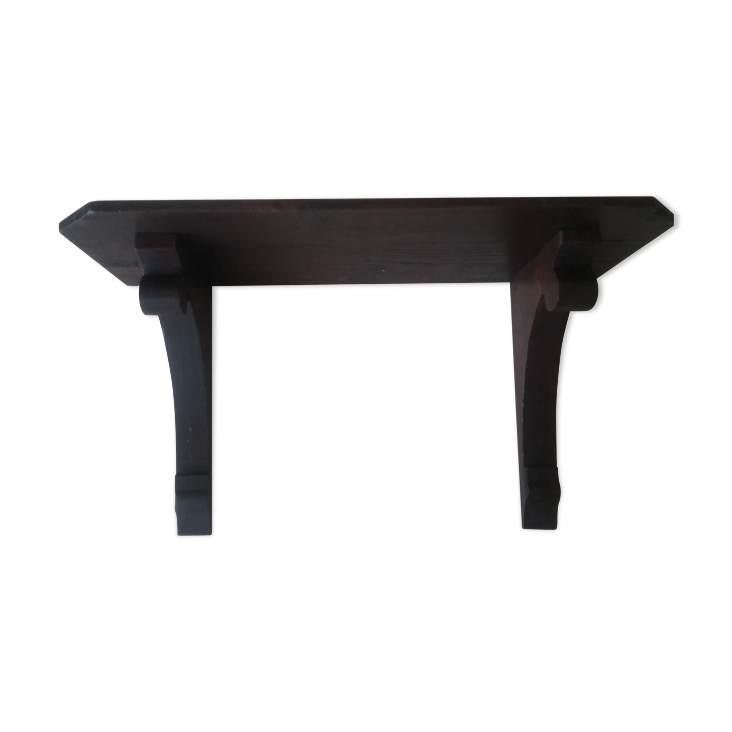 Ancient wooden shelf