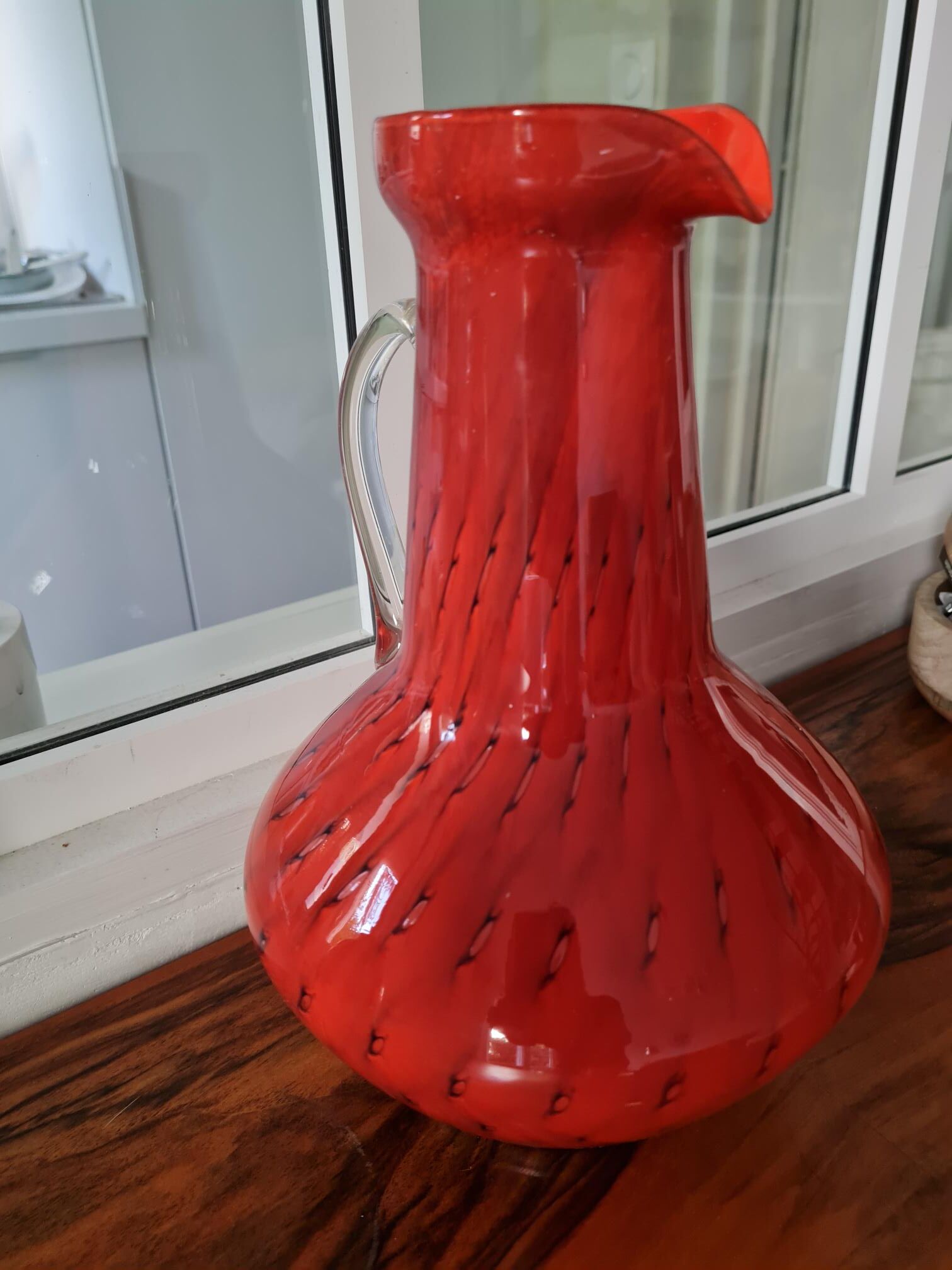 Murano red vase