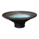 Bowl on a pedestal in raku - Michel Cohen