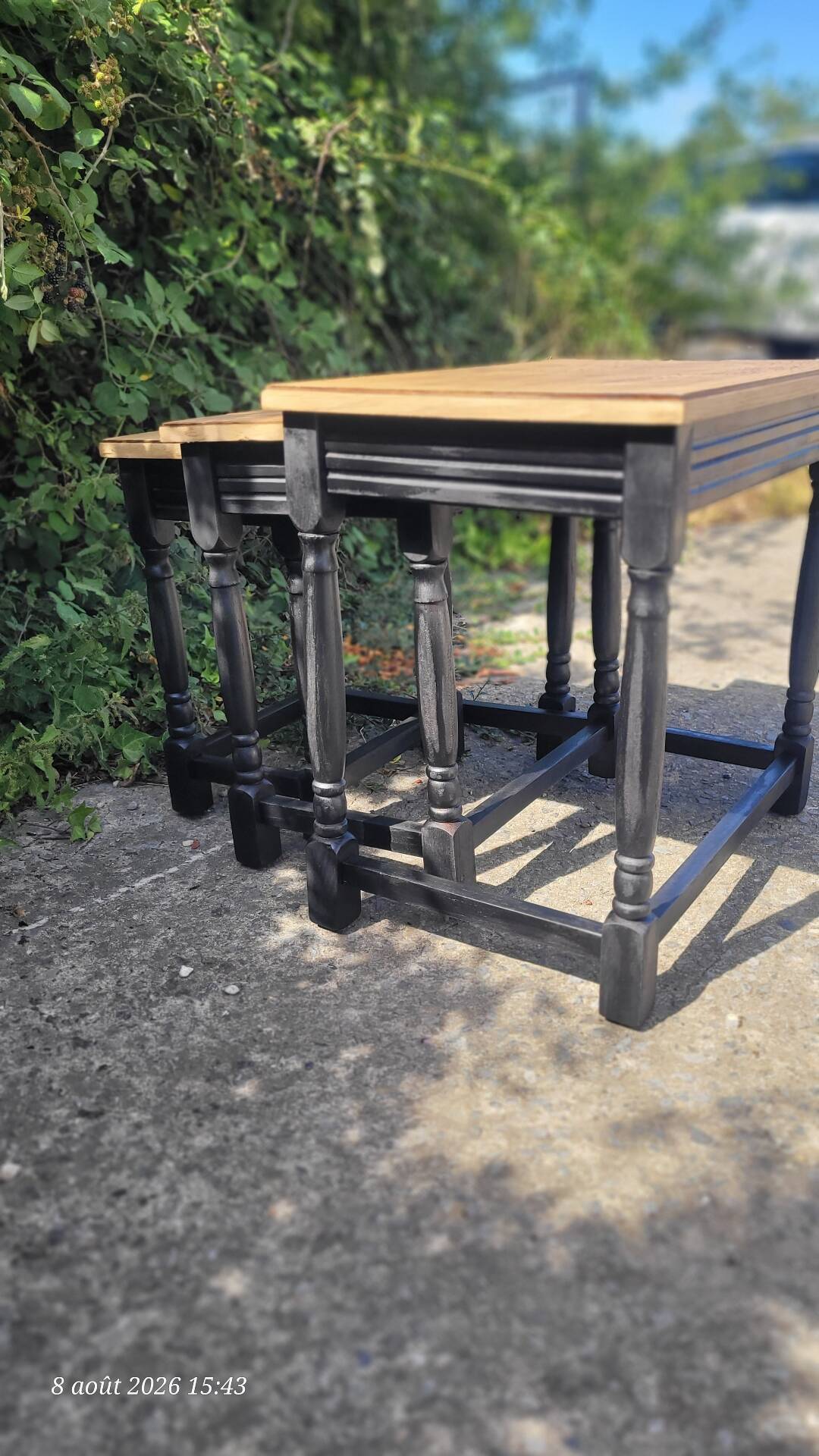 Tables gigognes en bois