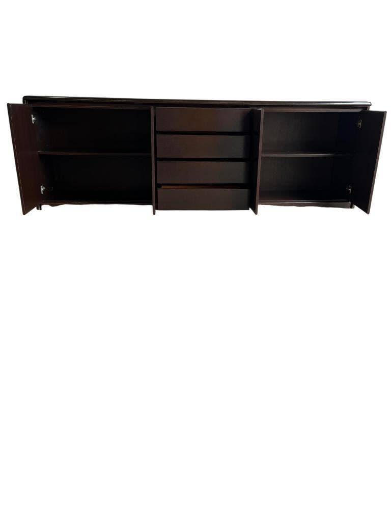 Enfilade vintage en bois foncé / buffet / commode