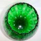 Vase Calice verre d'Empoli vert centre de table sur pied 38 cm coupe collection