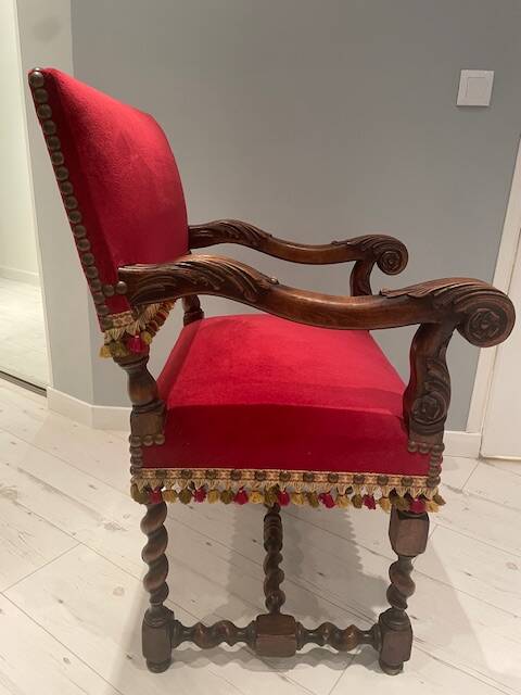 Louis XIII style armchair