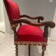 Louis XIII style armchair