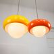 Large Space Age Model Best Pendant from Guzzini in Yellow, 1970s
