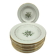 Service of 12 vintage deep plates L'Amandinois Floral Decoration and Gilding
