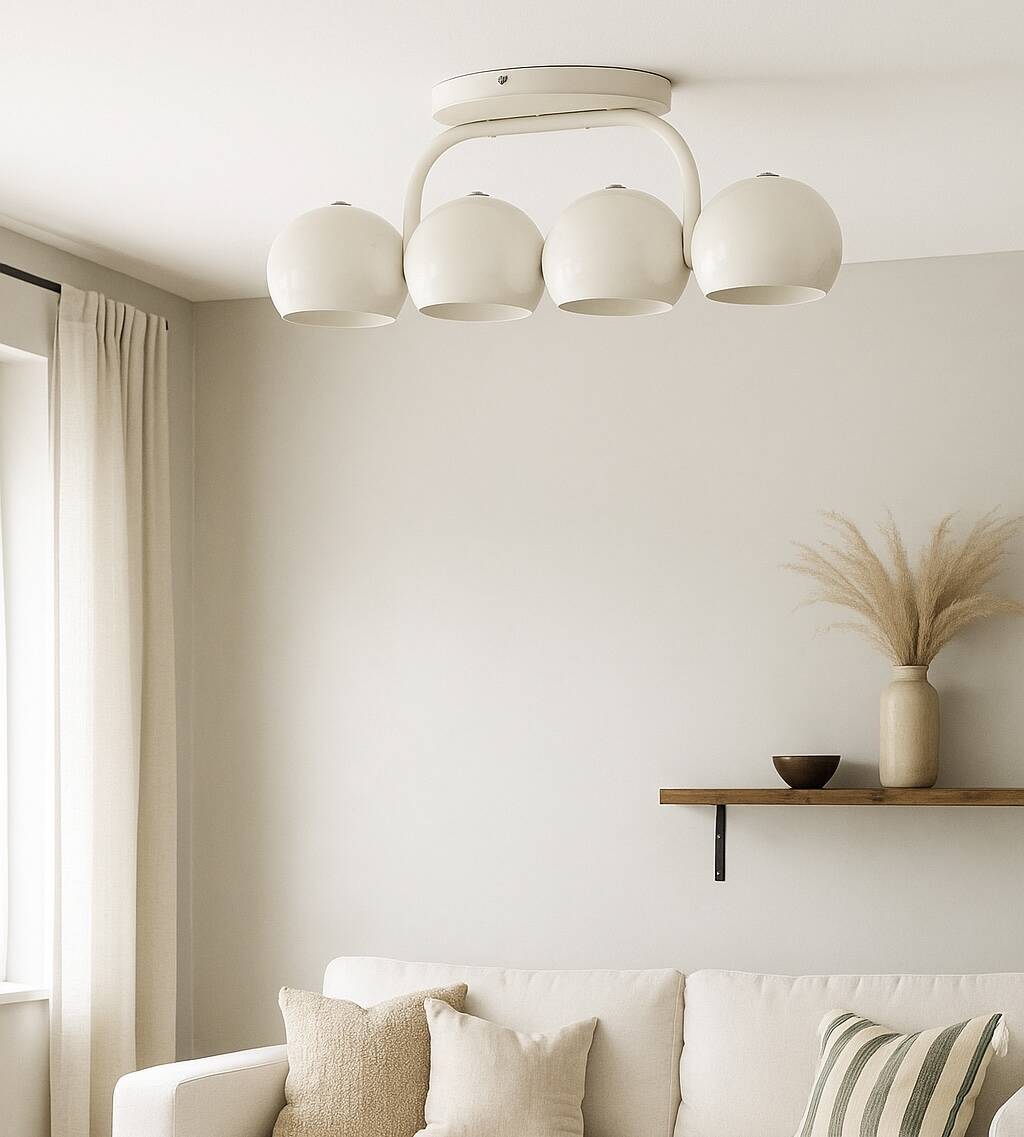 Space Age ceiling light, 1980-90