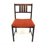 Set of 4 Scandinavian walnut chairs, Sweden, 1960
