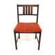 Set de 4 chaises scandinave en noyer, Suède, 1960