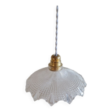 Pressed glass suspension