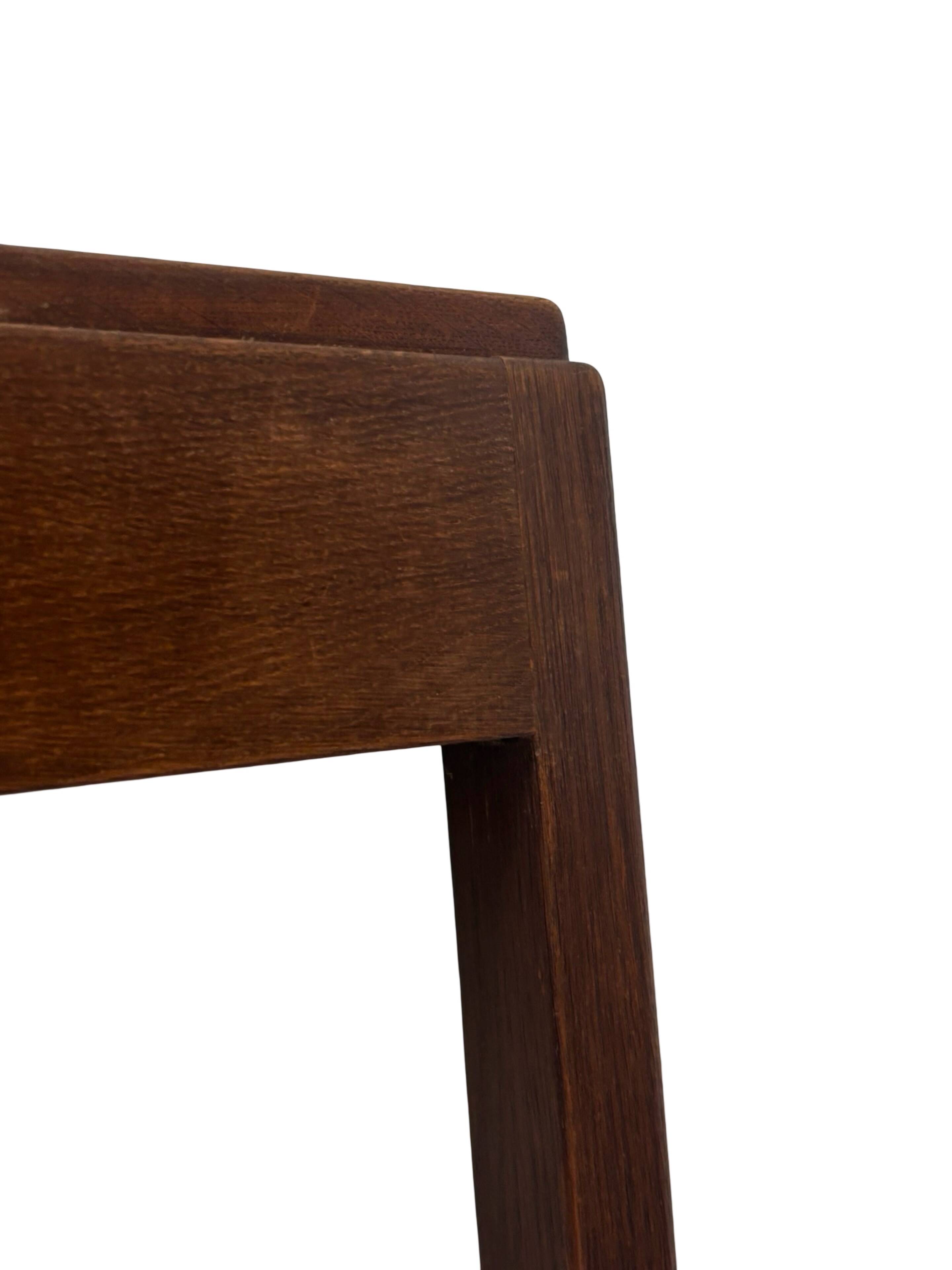 Art Deco Amsterdam School Side Table Minimalist Table Dutch Design