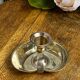 Brass heart candle holder