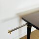 French Art Deco dining table in Macassar from 1940.