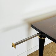 Table de salle à manger art déco française en macassar 1940