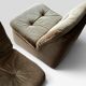 2 fauteuils vintage Cor "Ambo" verts de Jo Otterpohl