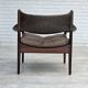 Années 1970, design danois par Kristian Vedel, fauteuil modèle "Modus".