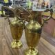 Pair of brass vase Art Deco period