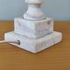 Lampe à poser en albâtre