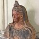 Etruscan-style terracotta bust, large-scale object, 19th century