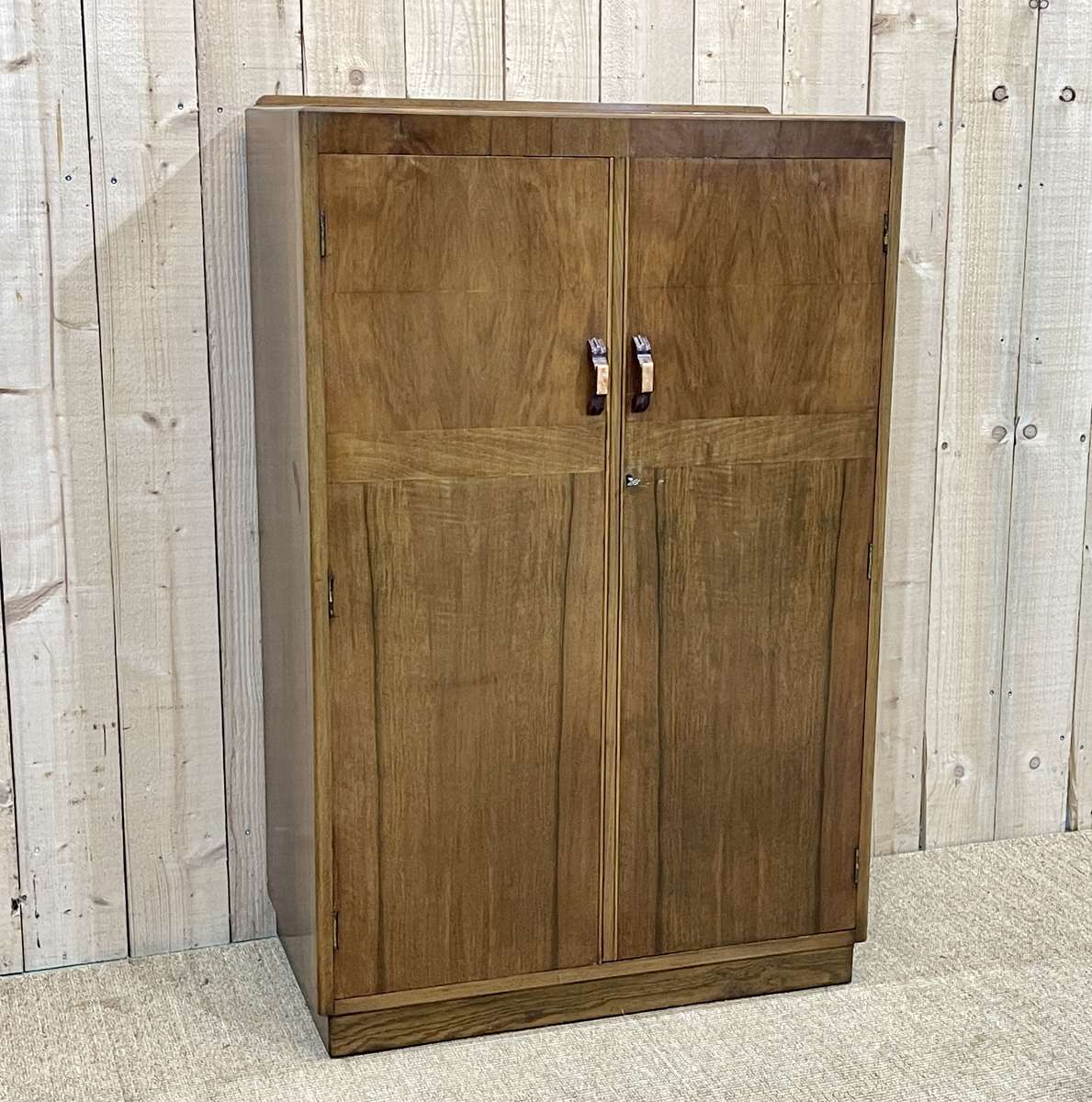 English student wardrobe made of walnut from the 1930s
