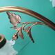 Pair of vintage Art Deco pink double wall sconces France