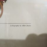 Lithograph by Allen Davies "Bow top wagon"