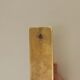 Pair of swedish brass sconces by gusum 1991