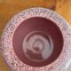 Pink memphis-style vase