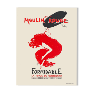 Affiche moulin rouge formidable