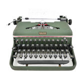 Halda Model P Sweden vintage green typewriter 50
