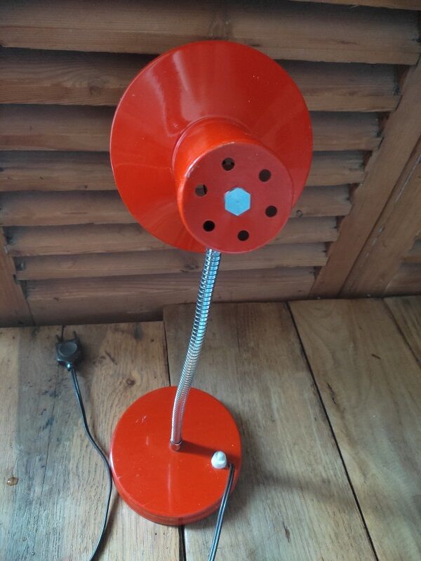 Bedside desk lamp Metal orange dp 1022233